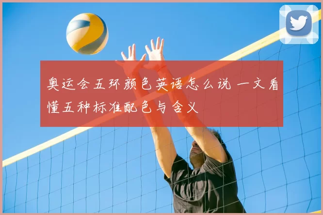 奥运会五环颜色英语怎么说 一文看懂五种标准配色与含义